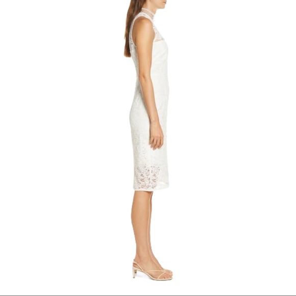 NEW Eliza J Illusion Lace Cocktail Dress - Picture 6 of 8